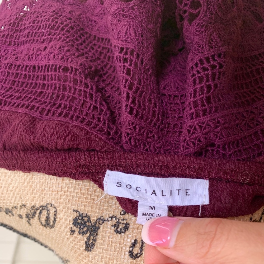 ~LAST CALL DONATING Socialite Crochet off shoulder - Picture 5 of 6